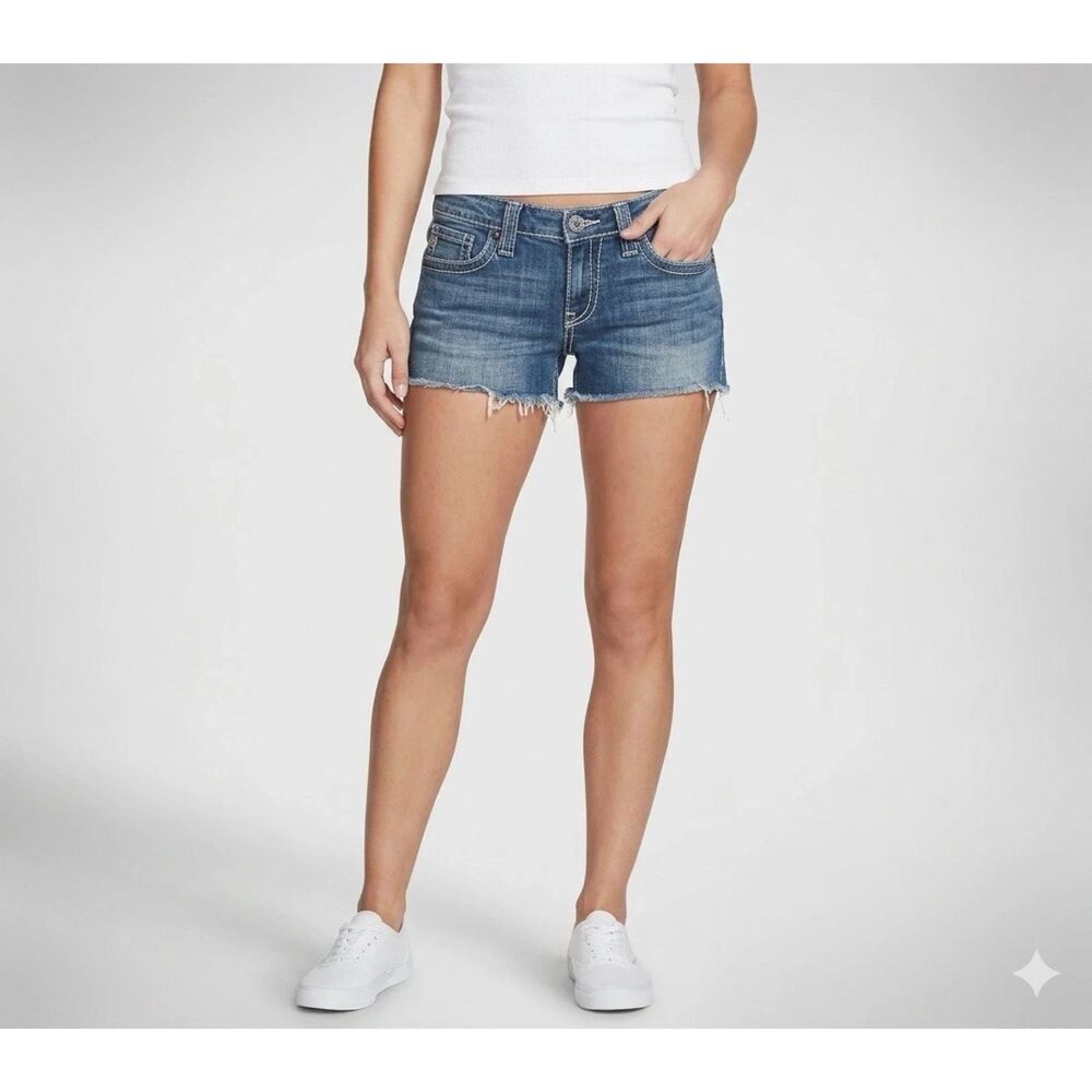 Big Star Remy jeans Shorts Womens Size 26 Low Rise Fit denim cowgirl western
